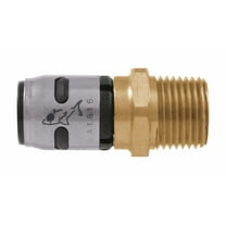 SharkBite EvoPEX 3/4 in. MPT X 3/4 in. D Push Brass/Plastic Male Connector