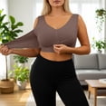 thumbnail image 2 of Wireless Front Closure Seamless Full Coverage supporting Everyday Comfort Plus Size T Shirt Bra for Daily Wear, 2 of 5