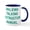 White/Navy Inside, variant on CafePress - Walking Talking Instructional Manual Mug - 11 oz Ceramic Mug - Novelty Coffee Tea Cup