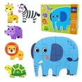 thumbnail image 2 of Rompecabezas con forma de animales para niños pequeños,Rompecabezas con formas de animales Rompecabezas de piezas grandes para niños pequeños Rompecabezas educativo de animales para niños pequeños Rendimiento de gama alta, 2 of 8