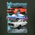thumbnail image 6 of Wild Bobby, Mustang Ford Classics Cars and Trucks Men Graphic Tank Top, Forest Green, Large, 6 of 6