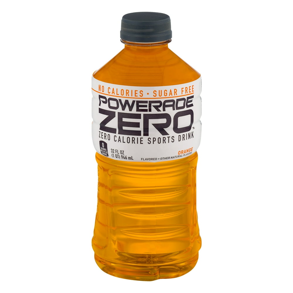 POWERADE Zero Orange, ION4 Electrolyte Enhanced Fruit Flavored Zero