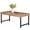 Brown and Black, variant on Fnova 55.12" Dining Table, 3.94" Thick Board Metal Frame Modern Dining Table for Kitchen, Living Room, Home, Family Gatherings & Daily Use