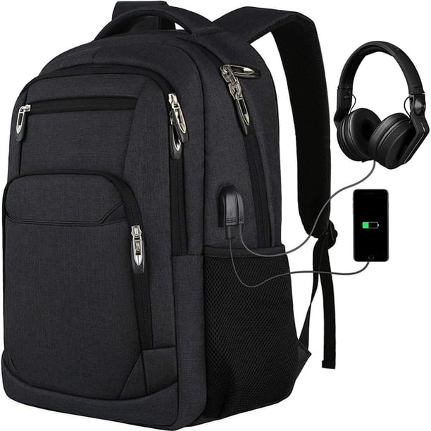 Mochila escolar unisex - Mochila escolar para niños, niñas y adolescentes - Mochila para portátil para hombres y mujeres - Mochilas de día/de negocios con USB