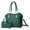 Green, variant on SUSHANG Womens Ladies Tote Bag Fashion Shoulder Bags Tote Leather Bag Handbags + Purse Sets