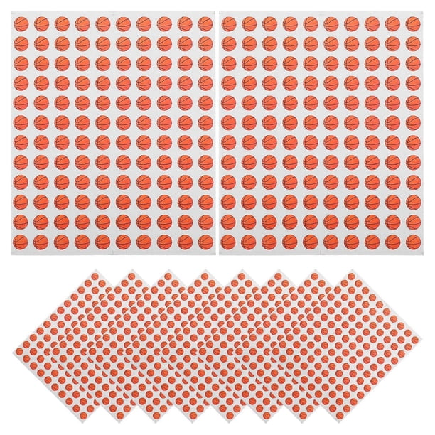 20 Sheets of Sports Ball Theme Stickers Scrapbooking Sports Basketball Stickers Basketball Decals