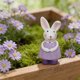 thumbnail image 4 of CaiYueKe Easter Bunny Figurine Resin Home Decor Tabletop Shelf Statue Spring Holiday Decoration Gift for Party Favors Centerpiece Cute Rabbit Ornament, 4 of 7