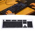 thumbnail image 1 of Translucent Korean 104 Keys Keycaps, Custom Mechanical Keyboard Keycaps Set for 61 64 68 84 87 96 98 100 104 Gaming Keyboard with Simple Design, Stylish, Easy Installation, 1 of 7