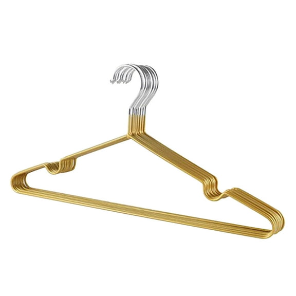 MOPOOR Non Slip Multi-functional Clothes Hanger Metal Stainless Steel Clothes Hanger,Seropy Metal Hanger Heavy Duty Wire Hangers with Non Slip Notch, Ultra Thin Stainless Steel Hanger Space Saving