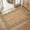 Sage/Natural, variant on Harlow Hill Teni Braided Jute 2'6" x 7'9" Gray/Natural Bordered Performance Indoor Area Rug