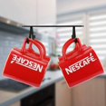 thumbnail image 5 of Juego de 2 portavasos de metal para colgar debajo del armario, estante de almacenamiento con 8 ganchos para colgar tazas, tazas de café, vasos de cerveza, utensilios de cocina esquí esquí Gafas de esquí, 5 of 5