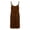 Coffee, variant on HBBIKVI Open Back Mini Slip Dress for Women Summer Sleeveless Dress with Spaghetti Straps,Side Slit Hem,and Lightweight Relaxed Fit for Beach Summer Outings