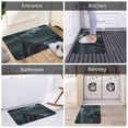 thumbnail image 5 of Pofeuu Moonlit Night Sky Shark Print Flannel Doormats Rug16"x24"Rug Washable Doormats Indoor Outdoor Rugs for Layered Front Door Mats, Porch, Kitchen, Entryway, 5 of 7