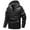 Black Zipper Casual Outwear Jackets, variant on Olyvenn Men's Multi-pocket Large Size Leather Jacket Clip Cotton Jacket With Long Zip Up Cuffs Detachable Hooded Jacket Winter Warm Long Sleeve Fleece Puffer Jacket Padded Overcoat Coffee 2