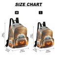 thumbnail image 3 of JIALIOU Mini Backpack Purse for Women Quilted Casual Daypack Small Travel Shoulder Bag, Lovely Ghost on Pumpkin, 3 of 7