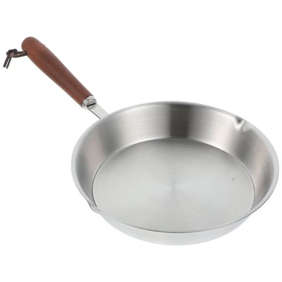 LOLIPPYY Stainless Frying Pan with Lid Nonstick Cooking Omelets 1Set