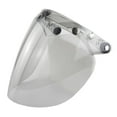 thumbnail image 1 of 3 Snap Visor Lens para cascos de cara abierta Wind Len Front Flip up gris claro Zulema escudo de visera, 1 of 8