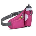 thumbnail image 1 of Running Water Bottle Hydration Belt with Hiking Walking Waist Pack Reflective Adjustable, 1 of 5