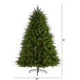 thumbnail image 2 of Nearly Natural 7ft. New England Pine Artificial Christmas Tree with 400 Clear Lights and 1044 Bendable Branches, 2 of 7