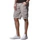 thumbnail image 4 of Shorts Cargo Masculinos Cómodos con Múltiples Bolsillos Color Albaricoque Talla S, 4 of 6