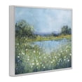 thumbnail image 2 of Stupell Industries Traditional Impressionist Meadow Surrounding Pond White Framed Giclee Art, 14 x 11, by Carol Robinson, 2 of 8