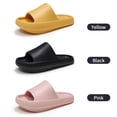 thumbnail image 2 of Comfortable Arch Support House Slides Thick Sole Pillow Slippers for Men and Women, 2 of 10