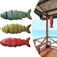 thumbnail image 2 of Lefu Handcrafted Colorful Koi Fish Wind Chimes - Perfect for Indoor and Outdoor, 2 of 9