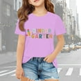 thumbnail image 2 of shqvo Toddler Shirts Girls 5t 100 Days Of School Print Short Sleeve T-Shirts School Spirit Fashion Pullover Tops Toddler Girl Clothes, 2 of 4