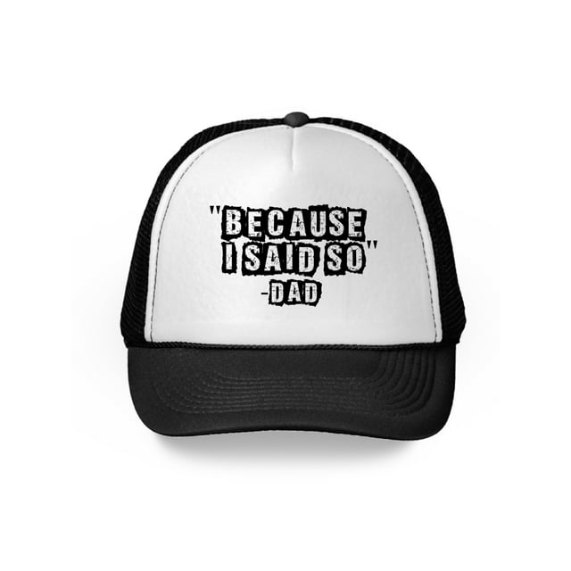 Awkward Styles Gifts for Dad Because I Said So Dad Hat Boss Dad Trucker Hat Legendary Dad Hat Funny Gifts for Father's Day Hat Accessories for Dad Father Trucker Hat Father's Day 2018 Father Son