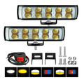 thumbnail image 2 of Par Faros Auxiliares Led De Lupa 6 Color Luz De Moto 44000lm 10 led Lab.G, Negro, 2 of 5