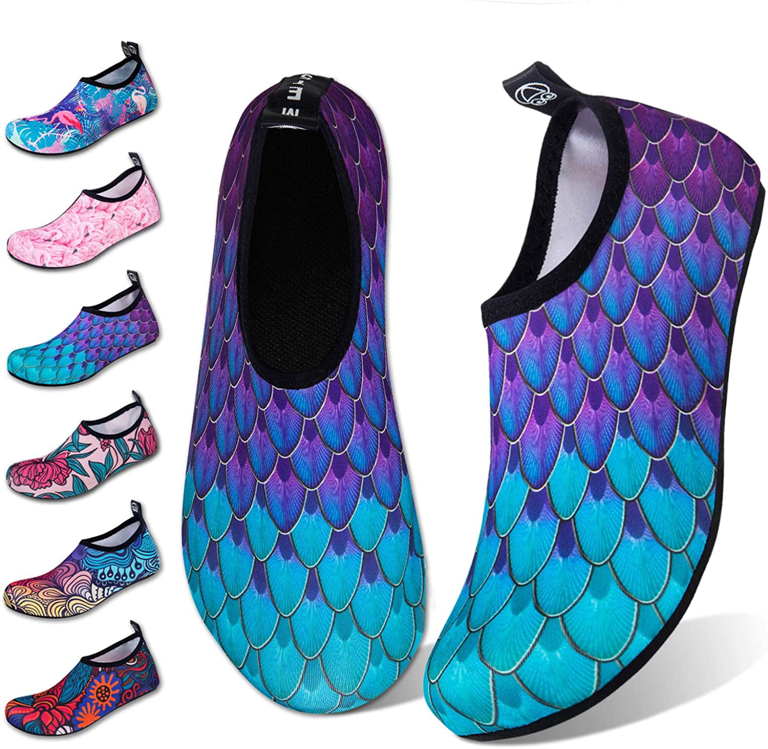 Men Barefoot Water Shoes Aqua Socks Quick Dry for Beach Swim Surf Yoga Exercise