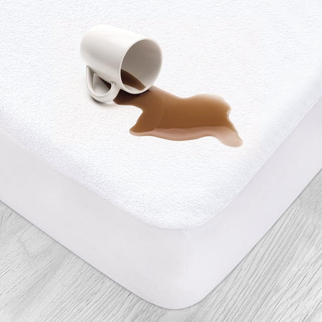 Full Size Waterproof Mattress Protector.Ultra Soft Breathable Terry Surface Mattress Cover