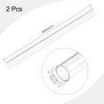 thumbnail image 2 of Uxcell 2 Pcs Clear Acrylic Pipes Round Tube for Lamps and Lanterns 16mm x 20mm, 2 of 6