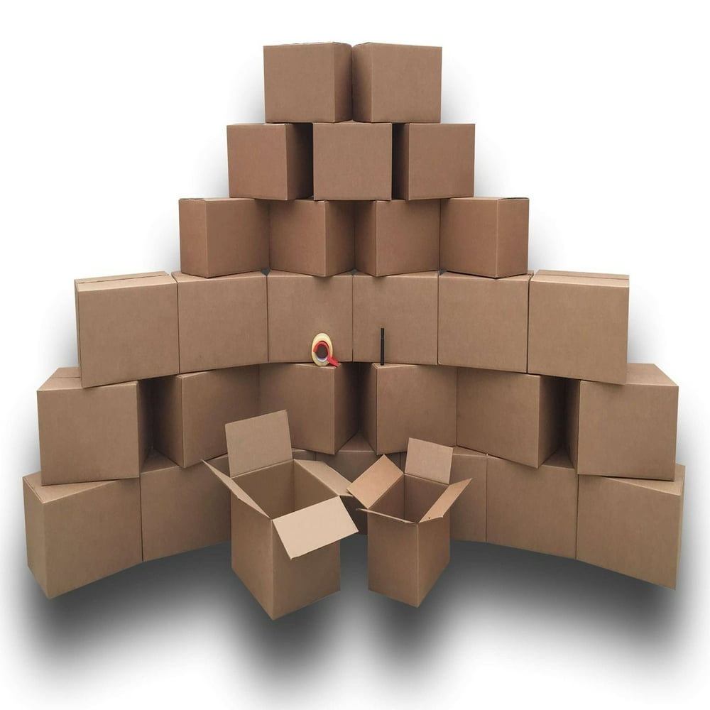 uBoxes Moving Boxes Value Economy Kit 2 Qty 30 Boxes & Moving