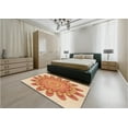 thumbnail image 4 of Ahgly Company Indoor Rectangle Patterned Orange Red Orange Area Rugs, 4' x 6', 4 of 6