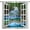 Landscape-6, variant on Lake Landscape Curtains, Autumn Natural Scenery Rustic Botanical Reeds Forest Sunset Window Treatment Bedroom Living Room Home Decoration 84x84 Inch