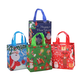 thumbnail image 1 of Bolsas de mano para fiestas navideñas, dibujos animados, no tejidas, 29 x 27 x 12 cm, 12 unidades, 1 of 5