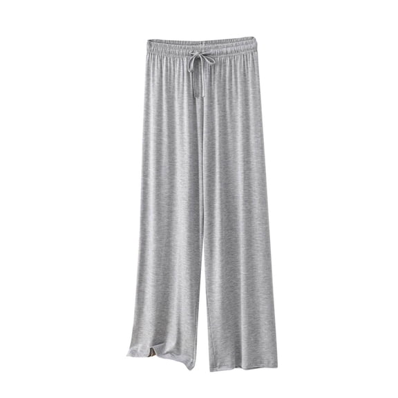 Fengactive Women's Modal Soft Pajamas Pants Comfy Elastic Waist Loose Wide Leg Pjs Bottom Lounge Sleepwear
