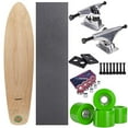 thumbnail image 1 of Cal 7 Natural 25" Complete Cruiser Skateboard 60mm Wheels (Green Wheels), 1 of 6