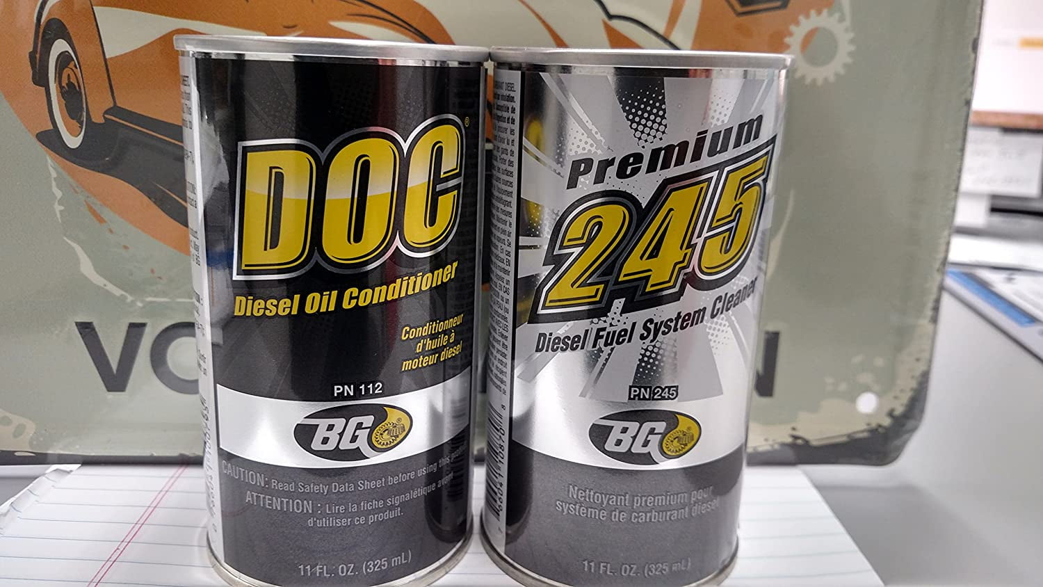 BG 245 DIESEL FUEL CLEANER & DIESEL OIL CONDITIONER