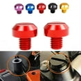 thumbnail image 2 of iaksohdu 2Pcs Rearview Mirror Mount Anti-Rust Easy to Install Anodized Finish Motorcycle M8 M10 Rear View Mirror Hole Plugs Screw for Suzuki/for Honda/for Yamaha/for Kawasaki, 2 of 8