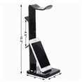 thumbnail image 3 of Geekdigg Gaming Headset Headphone Stand Holder with Cable Organizer & Cellphone Stand - Black, 3 of 7