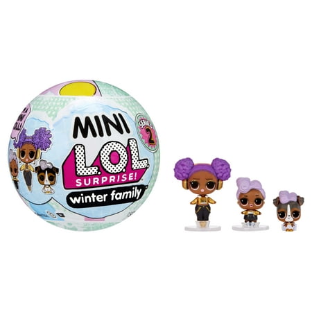 Mini LOL Surprise!™ Winter Family Playset Collection with 8+ Surprises – Great Gift for Kids Ages 4+