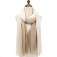 thumbnail image 2 of WAMSOFT Women Solid Scarf Shawl hijab Paillette Fashion Light Scarf Thin Scarf, Church Outdoor Shawl Head Wrap, Swimming Cover Beach Dress Spring Gift, 2 of 5