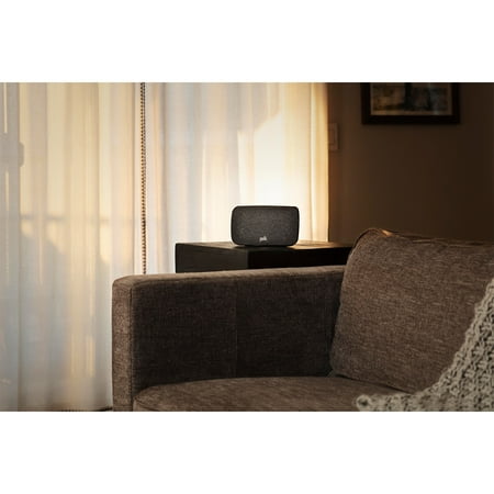 Polk Audio - Wireless Surround Speakers (Pair) for Polk React and Polk Magnifi Soundbars - Black