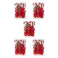 thumbnail image 2 of Monstrate Flores secas naturales Artísticas Flores prensadas en relieve DIY Colorido Hermoso adorno Postales para tarjetas de boda Velas de resina Rojo 5piezas Monstrate CBP186880, 2 of 4