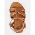 thumbnail image 5 of Wonder Nation Baby and Toddler Girls Knot Strappy Sandals, 5 of 5
