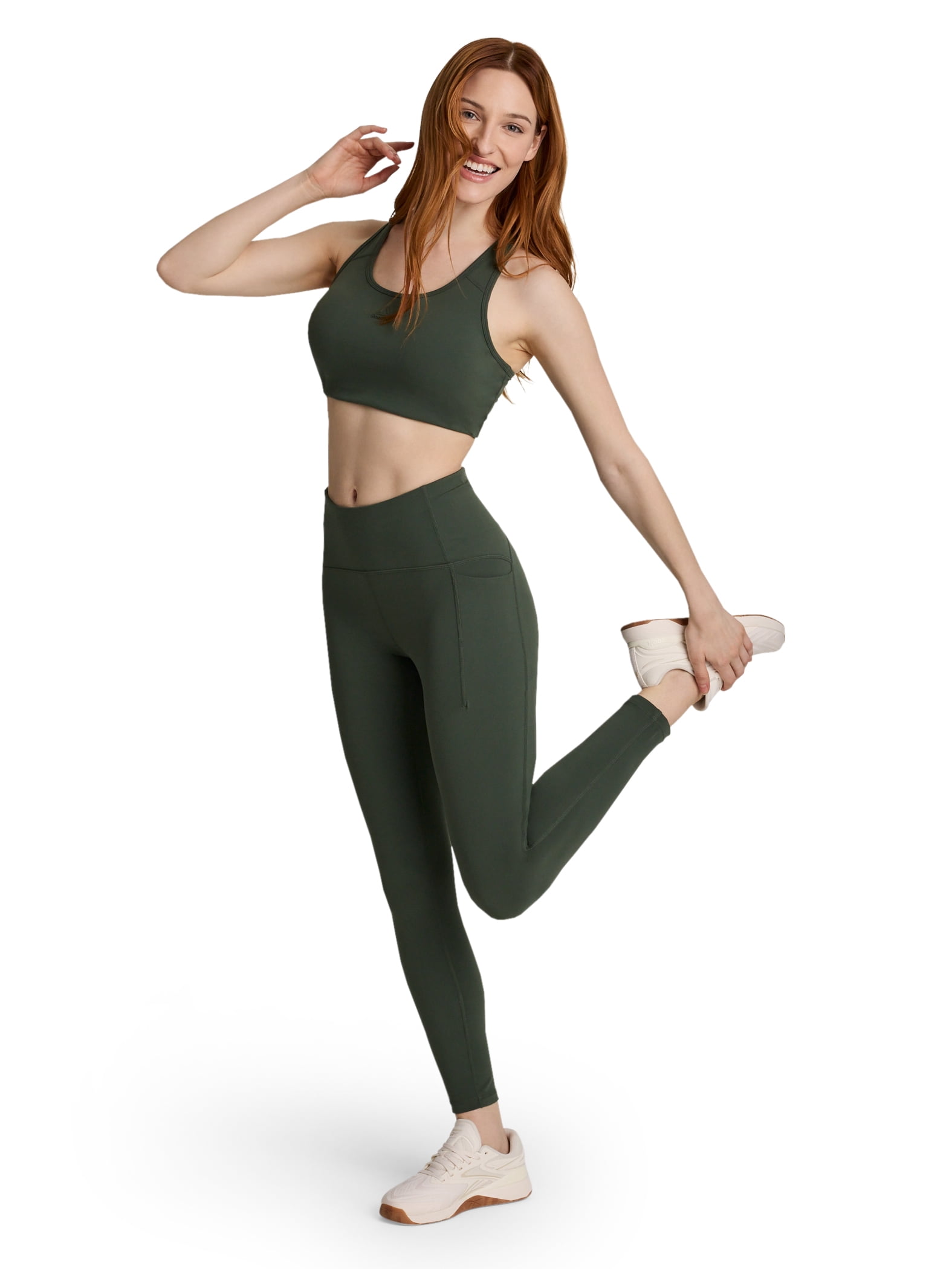 Reebok Women's Reflex High Rise 7/8 Legging, 25" Inseam, Sizes XS-4X