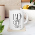 thumbnail image 1 of Ceramic Mug with Hocus Pocus Quote - Minimalist Coffee Mug - Rae Dunn Inspired Halloween G - As Picture - 11Oz, 1 of 5
