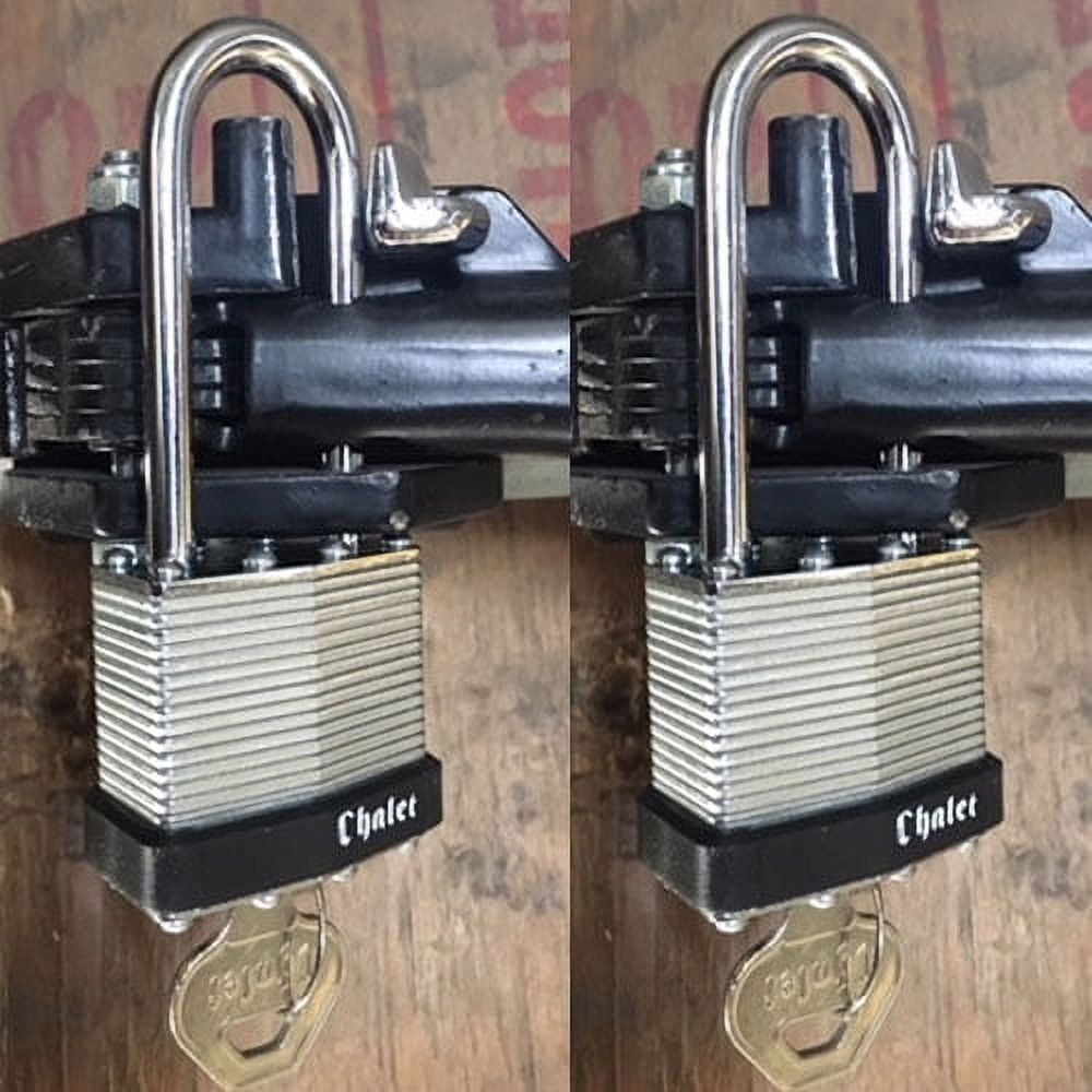 uBoxes Moving PadLock 1-1/2" (2 Pack) Chrome Heavy Duty Moving and Storage